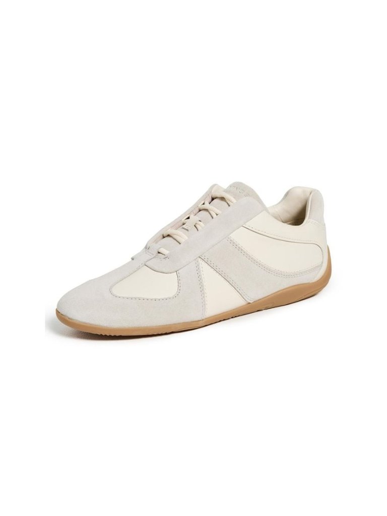 $300 Vince Horchata Pebble White Solaris Trainers Sneaker 10 Us (A4)